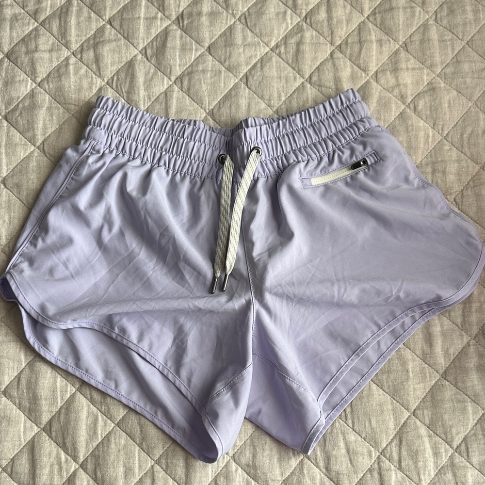 Vuori Light Purple Women's Athletic Shorts